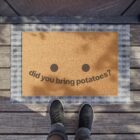 Potatoes welcome mat